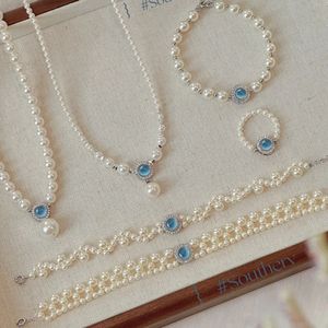 Collier élégant pour femmes minimaliste délicat tour de cou Vintage luxe perles de culture chaîne mariée soirée bijoux cadeau - Product Image 1