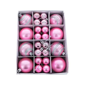 Wholesale Popular Christmas Luxury Plastic Christmas Ball Ornaments For Valentines Christmas Day