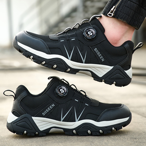 Zapatos de Seguridad Industriales Unisex de Alta Calidad con Puntera de Acero, para Senderismo, Trabajo, Deportes, con Cordones Rápidos, Suela de Goma <span class=keywords><strong>MD</strong></span>, para Invierno - Product Image 6