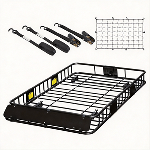 Panier de toit robuste 150 lb en acier, porte-bagages universel pour SUV, camionnette, camping et overlanding - Product Image 2
