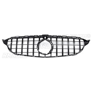 กระจังหน้ารถยนต์ GTR GT W205 พร้อมกล้องสำหรับ Mercedes Benz C Class W205 C300 C250 C43 สำหรับ AMG ปี 2019 - Product Image 2