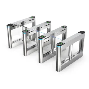 Anti-Collision Express Gate, Intelligent Gate Barrier with Face Recognition, Swing Barrier at Office Building Entrances and Exit