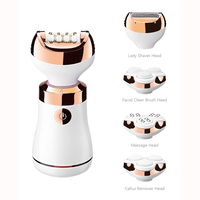 Épilateur électrique Keda 5 en 1, rasoir électrique pour femmes, rasoir pour femmes Keda KD-205, épilateur Keda en gros