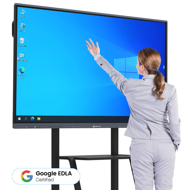 65 75 85 98 Inch Digital 4K Wide Display Learning Space Touch Screen Flat Panel Interactive Whiteboard Smart Board