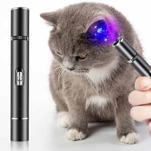 Bán Chạy 2022 Phát Hiện Ánh Sáng Tím Mèo Cưng Rêu 5 Mẫu Bút Laser Có Thể Sạc Lại USB Mèo Trêu Chọc Con Trỏ Laser Đồ Chơi Màu Đen - Product Image 3