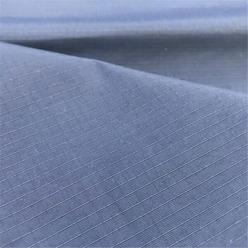 Nylon Spandex 1mm Plaid 4-way Stretch Dull Fabric for UV-resistant Cloth