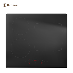 Cocina de inducción integrada de 3 zonas de 24 "con vidrio cerámico negro para Cocina - Product Image 1
