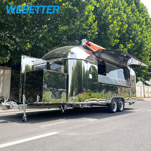 Webetter di động thức ăn nhanh Trailer đầy đủ trang bị thương mại phục vụ Trailer de Comida movil Ice Cream xe tải thực phẩm để bán - Product Image 2