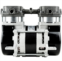 Haute qualité 210W petit compresseur d'air sans huile 52DB silencieux sans huile tête de compresseur d'air à piston portable pour instruments de beauté