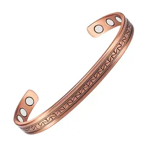 Personalisierte individuelle Herstellung Gesundheit magnetische Reikupfer-Armbänder für Damen