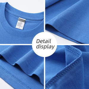 T-Shirt Oversize a girocollo larga da uomo 250 Gsm a maniche corte da uomo - Product Image 2