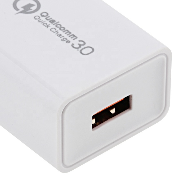 18W Quick Charge 3.0 USB Charger US Plug Mobile Phone Home Wall Charger Fast Charging Adapter for iPhone Xiaomi Smartphone
