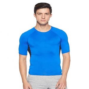 Chemise de compression à manches courtes pour hommes, sous-vêtements de base, Active Athletic Quick Dry Top Sportswear - Product Image 1