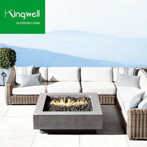 Schlussverkauf hochwertiger garten aluminiumrahmen teilbarer weide <span class=keywords><strong>rattan</strong></span> gartenmöbel lounge <span class=keywords><strong>sofa</strong></span>-<span class=keywords><strong>set</strong></span> - Product Image 3