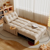 Sofá cama plegable individual moderno, chaise longue cuajada de frijol, sofá modular Perezoso