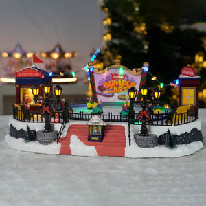 Vente chaude : Décorations de Noël lumineuses à LED pour patinoires de voitures tamponneuses, avec boîte à musique - Product Image 2