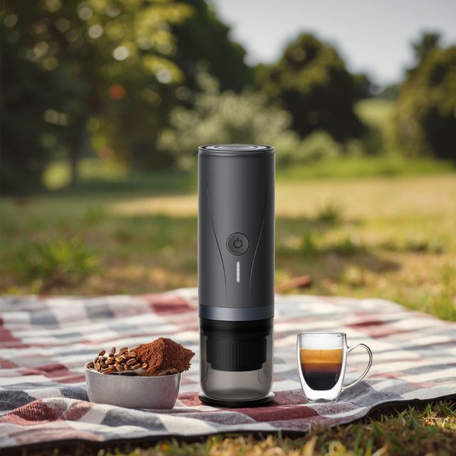 Customized Picnic Outdoor Portable Espresso Machine PCM03 Can Be Used in the Car