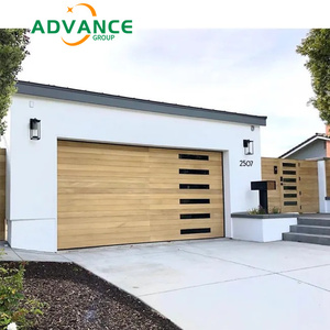 <span class=keywords><strong>Porte</strong></span> de <span class=keywords><strong>garage</strong></span> automatique inclinable facile à soulever pour maisons résidentielles modernes Fonctionnement silencieux Acier avec isolation thermique pour villas - Product Image 5