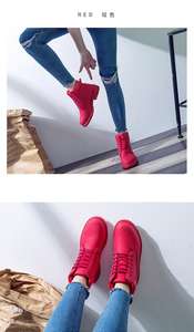 Free Shipping Fashion Classic PU Boots Women <b>Mens</b> Retro Waterproof Outdoor Work <b>Shoes</b> Casual <b>Shoes</b> - Product Image 6
