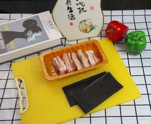 Almohadillas desechables de ABS personalizadas para carne, absorbentes de sangre, para embalaje de alimentos doméstico, venta al por mayor directa - Product Image 1