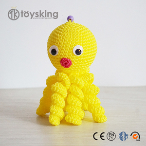 Venta al por mayor bebé ganchillo Amigurumi juguetes <span class=keywords><strong>de</strong></span> peluche 100% hecho a mano ecológico hilo <span class=keywords><strong>de</strong></span> algodón tejido <span class=keywords><strong>pulpo</strong></span> muñeca <span class=keywords><strong>de</strong></span> juguete - Product Image 4