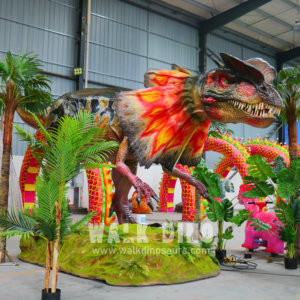 Dinosaure Dicryosaurus Animatronique Métallique Réaliste de 6M, Taille Naturelle, pour Jardin, Aéroport, Garderie, École, Thème Jurassic - Product Image 4