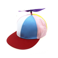 Gorra de Béisbol con Hélice Multicolor para Adultos y Niños, Gorras de Bambú con Diseño de Libélula