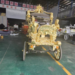 Calèche royale électrique de luxe à 4 roues pour événements touristiques, attractions et tournages – Couleur personnalisable - Product Image 2