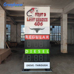 Trạm Xăng Totem Và Diesel Fule Giá Pylon Dấu Hiệu - Product Image 5