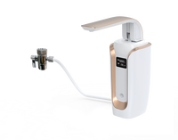 Purificateur d'eau pour comptoir de cuisine avec cartouche filtrante en fibre de carbone UF et KDF à 6 étapes, élimine le chlore, les métaux lourds et les bactéries