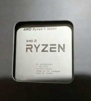 Pour processeur de bureau AMD Ryzen 5 5600G, neuf sous blister / d'occasion reconditionné, 6 cœurs 12 threads, socket AM4, carte graphique intégrée, puce pour bureau et jeux