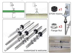 Năng lượng mặt trời gắn Bracket Kit để Kim Loại mái dốc hoặc phẳng pitched ngói ván lợp mái nhà cài đặt - Product Image 3