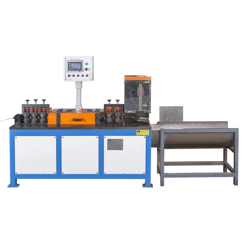 Wire straightening machine, wire cutting machine, double servo medium speed straightening machine