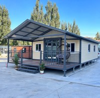 Villa Prefab Mewah 40ft 20ft 2 3 4 Kamar Tidur Rumah Kontainer Lipat Ekspansiabel Portabel Rumah Mungil Mobile
