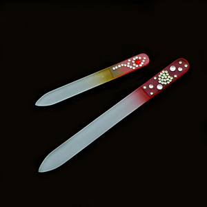 Biểu Tượng Tùy Chỉnh Và Màu Sắc Nhẹ Nhàng Và Hiệu Quả Thủy Tinh Emery Ban Sơ Sinh Bé Toddler Pha Lê Thủy Tinh Làm Móng Tay <span class=keywords><strong>Nail</strong></span> Tập Tin - Product Image 4