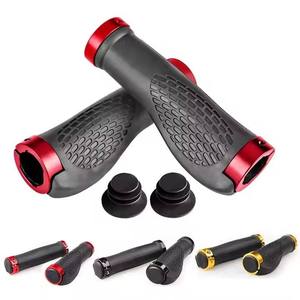 Poignées de guidon de vélo ergonomiques colorées à double verrouillage, poignées de guidon en caoutchouc pour vélo de montagne, poignées de vélo - Product Image 3
