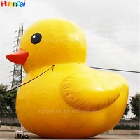 Canard gonflable géant gonflable de publicité extérieure mascotte gonflable mignonne prix d'usine pour la promotion d'événement