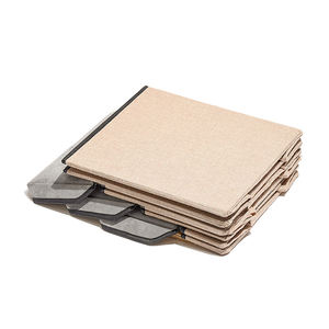 Hochwertige beige faltbare Hunde treppe mit Stauraum für kleine Hunde 3 4 Stufen verstellbare Haustier treppen rampe für Betten - Product Image 3