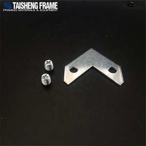 Cornière en L à 90 degrés pour cadre, support d'angle plat, raccord de cadre, quincaillerie TS-K258 - Product Image 1