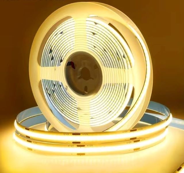 COB LED Strip Ambient Lights Self-Adhesive Flexible Cuttable USB Powered for Bedroom Room Cabinet Background Wall Decoration