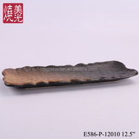 Vaisselle jetable en céramique et grès pour restaurant japonais, bar à sushis, durable, écologique, faite à la main, compatible micro-ondes, pour fêtes