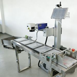 Codeur laser UV pour emballages souples, imprimante laser à alimentation automatique, date d'expiration, numéro de lot sur sachet souple - Product Image 4
