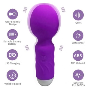 ไวเบรเตอร์สำหรับผู้หญิงเครื่องนวดไม้คทาซิลิโคนเหลวขนาดเล็ก - Product Image 5