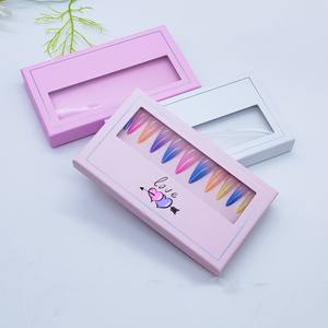 Boîte d'emballage pour faux ongles, boîte en papier pour ongles pressés avec fenêtre transparente, boîte d'emballage de marque pour ongles pressés - Product Image 6