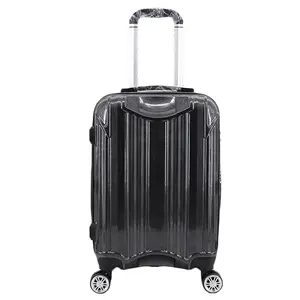 Classical style hardshell stable vintage ABS trolley luggage factory OEM customized 20 24 28 travelling suitcase handbag