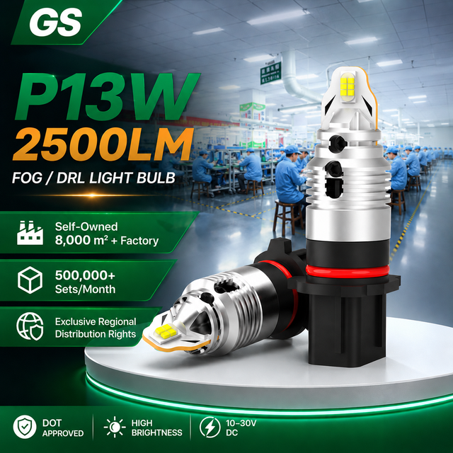 G-VIEW P13W SH23W LED Bulb Daytime Running Light DRL Fog Light Canbus Error Free 12V Car LED Replacement Bulb