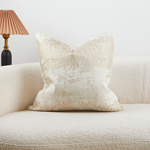 THE-TINOART 20x20 22x22inches Pillow Case Luxury Jacquard Black <strong>Blue</strong> Forest Cream Gold Shinny Throw Pillow <strong>Cushion</strong> <strong>Cover</strong> - Product Image 6