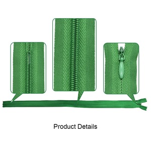 Cremallera invisible de color para bolsa de ropa, compra al por mayor, alta calidad, 2 vías, 20 28 60 90cm, extremo abierto, doble extremo, blanco y negro - Product Image 5