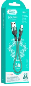 JOKADE Type <b>C</b> <b>Charging</b> And Sync Cable 25cm 5A For Fast Data Transfer And <b>Charging</b> - Product Image 4
