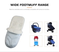 Enveloppe nouveau sac de couchage d'hiver pour poussette bébé avec repose-pieds dans un sac de couchage d'hiver pour bébé